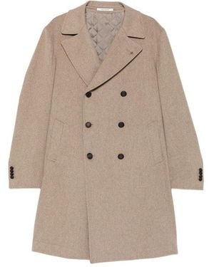 Tagliatore Neutrals Coats - Natural