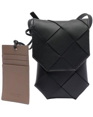 Bottega Veneta Diago Phone Pouch - Black