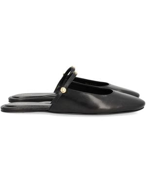 Celine "Macaron" Ballerina Flat - Black