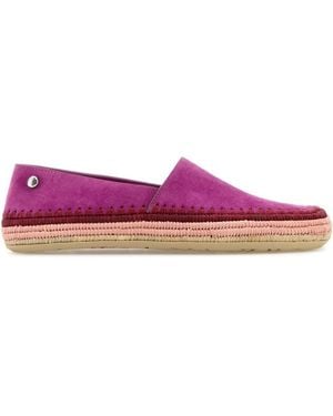 Loewe Paula's Ibiza Fuchsia Suede Paula S Ibiza Rio Espadrilles - Pink