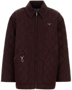Prada Grape Re-Nylon Jacket - Purple