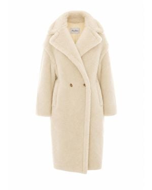 Max Mara Teddy Bear Icon Coat - Natural