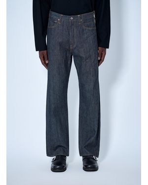 Visvim Social Sculpture 01 Wide Mud Jeans - Blue