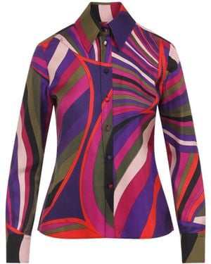 PUCCI Silk Shirt - Purple