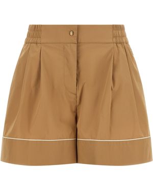 Moncler Tailored Shorts - Natural