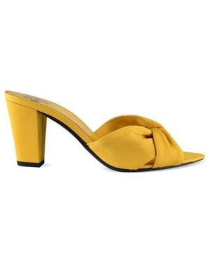 Saint Laurent Franciane Mules - Yellow
