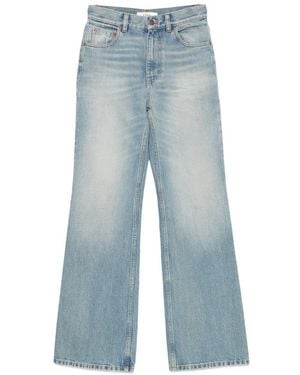 Chloé Flared Leg Denim Jeans - Blue