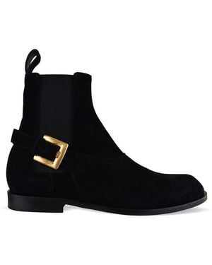 Balmain Anthem Chelsea Boots - Black