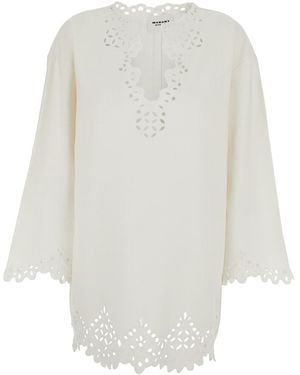 Isabel Marant Marant Étoile Sherazade Openwork Dress - White