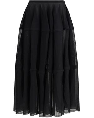 Alaïa Alaã¯A Peplum Skirt - Black