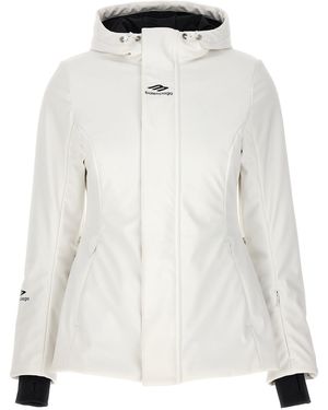 Balenciaga 'Ski Hourglass 3B Sports Icon' Parka - White