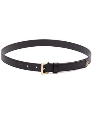 Prada Saffiano Leather Belt - White