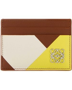 Loewe Leather Anagram Card Holder - Multicolor
