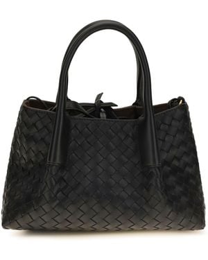 Bottega Veneta Pinacoteca Small Handbag - Black