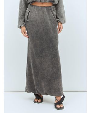 DIESEL O-Tulip Maxi Skirt - Gray