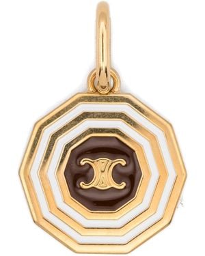 Celine Decagon Triomphe Charm - Metallic