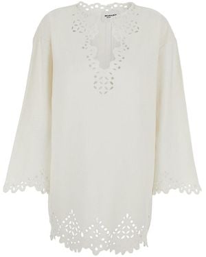 Isabel Marant Marant Étoile Sherazade Openwork Dress - White