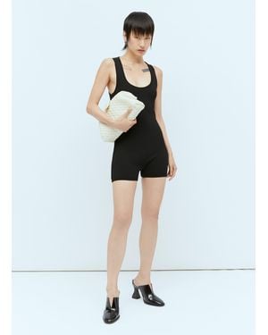 Bottega Veneta Textured Crepe Jumpsuit - White