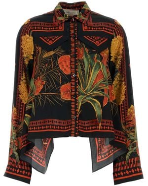 Blumarine Regular Printed Shirt - Black