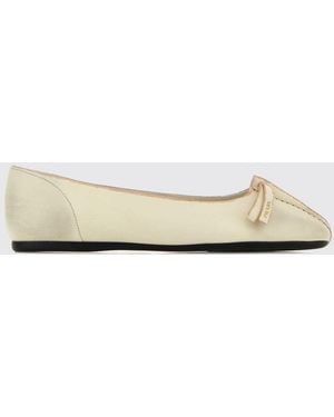Prada Ballet Flat - Natural