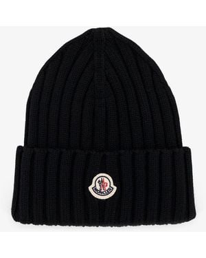 Moncler Wool Hat - Black