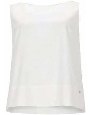 Herno Top Con Dettaglio Fiocchi - White