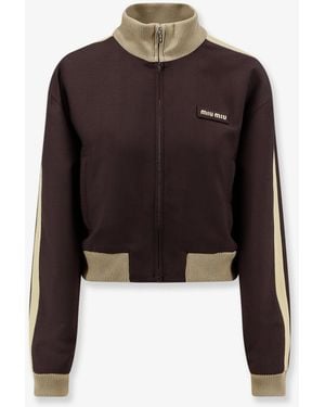 Miu Miu Mohair And Virgin Wool Jacket - Black