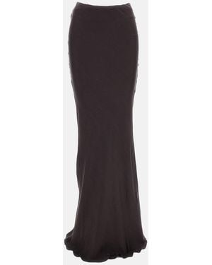 ANDAMANE Nemesia Mermaid Maxi Skirt - Black