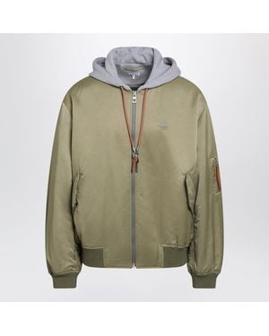 Loewe Khaki Bomber Jacket - Green