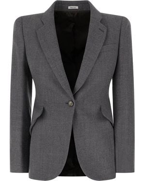 McQueen Clothing Blazers & Gilets - Black