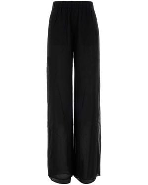 ANDAMANE Pantalone Palazzo - Black