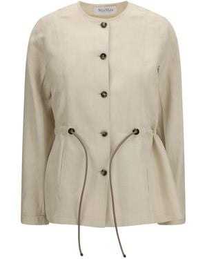 Max Mara Carezza Jacket - Natural