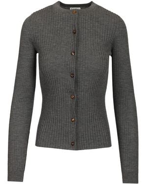 Burberry Cashmere Cardigan - Gray