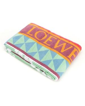 Loewe Paula's Ibiza Cotton Terry Towel - White