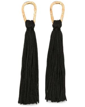 forte_forte Fringed Earrings - Black