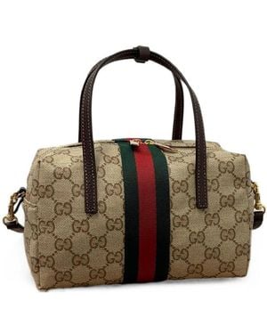 Gucci Neutrals Luggage - Brown