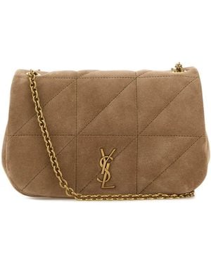 ショルダーバッグ・ポシェット MINI JAMIE 4.3 SUEDE CROSSBODY Saint Laurent Mini Jamie 4.3 Suede Crossbody Bag in Natural
