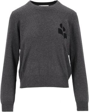 Isabel Marant Marant Etoile "Lanta-Gz" Crewneck Sweater - Gray