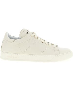 Kiton Leather Sneakers - White