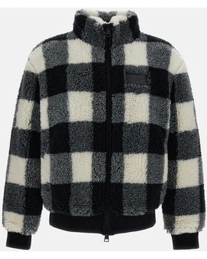 Givenchy Checked Fleece Blouson - Black