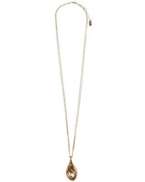 Chloé Chloé Chloé Mirror Necklace - White
