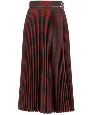 Burberry Clothing Skirts - Purple