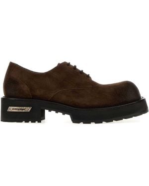 Balenciaga Suede Dress Shoes - Brown