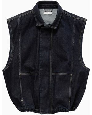 1989 STUDIO Denim Vest Dark - Blue
