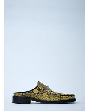 【関税込み】Martine Rose スリッパ & ローファー Martine Rose Bulb Toe レザーローファー | ブラック | FARFETCH JP