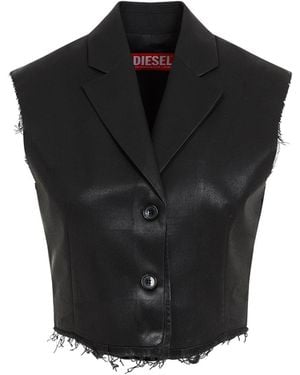 DIESEL Chic Mini Waistcoat For - Black