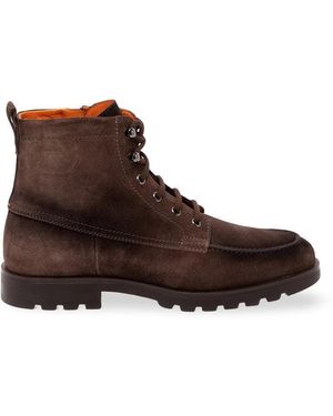 Santoni 'Flair' Lace Up - Brown