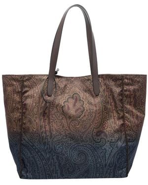 Etro Unfold Me Shopping Bag - Brown