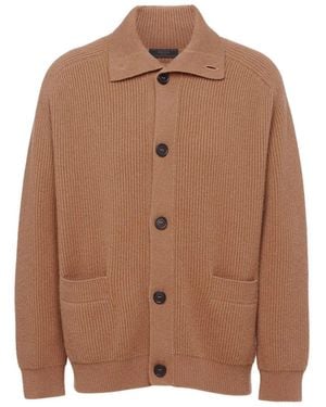 Prada Cashmere Cardigan - Brown