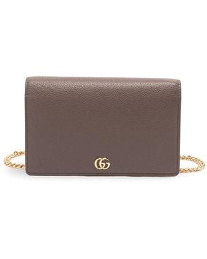 Gucci 'Petite Marmont' Wallet - Gray